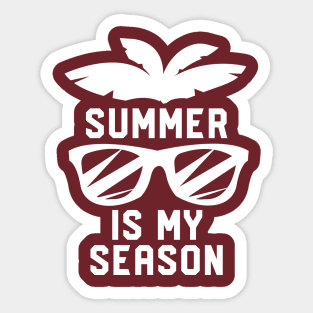 Summer Is My Season #3 Sticker